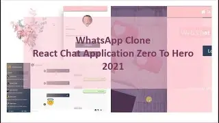 Build ReactJS Firebase Chat Application | ReactJs Facebook Messenger| Build WhatsApp Web App clone