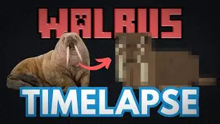 Modeling a Walrus in Blockbench, but Badly