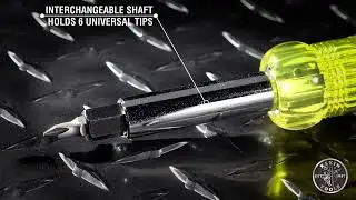 Multi-Bit Screwdriver / Nut Driver, 10-in-1, Heavy Duty
