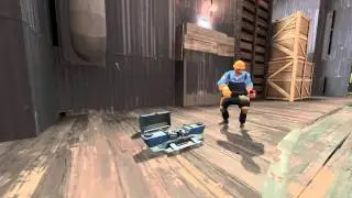 Teleporter goin' up HQ Slow motion