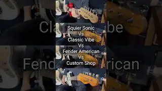Four Levels Of Telecaster: Squier and Fender