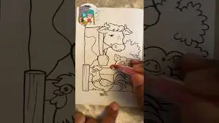 #colouring #doodle #colourwithme #relaxingvideo #farmanimals #london