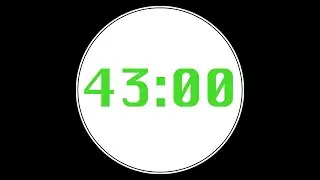 43 Minute Timer - 4K 60 FPS
