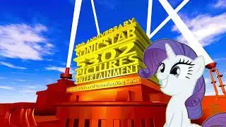 MLP Green Screen Rarity Reacts To My Sonicstar 10th Anniversary Logo And She Was Happy With A Squee!
