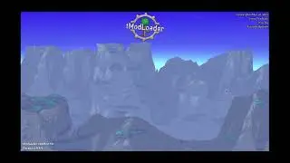 super modded terraria from world spawn (hunger and thirst mechanics)