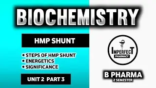 HMP Shunt Pathway | Energetics Of HMP Shunt | Significance Of HMP Shunt | Biochemistry  | B Pharma