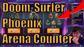 Doctor Doom-Surfer-Phoenix Arena Hybrid Counter PT2 - Marvel Strike Force