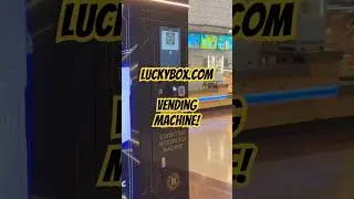 Luckybox.com $129 graded card vending machine. Katy, Tx Mall #rippingpacks #luckybox