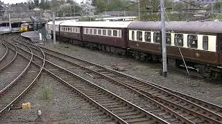 WCR Northern Belle ECS Move AL6 86401+57313 5V42 Carnforth 28/04/2023