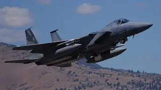 Sentry Eagle 2017 - F-15s 194th Fighter Squadron Fresno ANG