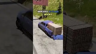 Can These Trucks Survive the 1400KG Jump? 🚚💥 #shorts