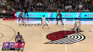 Lakers Hustle Highlights: Diving to the Floor for Winning Plays vs Blazers
