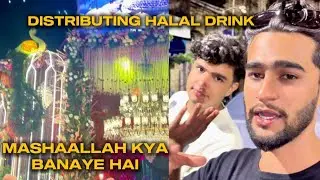 DISTRIBUTING HALAL DRINK| PUBLIC REACTION GUYS|BRAND HI APNA HAI|BAS KUCH LOGO QADAR NAHI|RIZZHAAN❤️