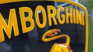 Знак Lamborghini с подсветкой. Знак Lamborghini. Denwerks на продажу.