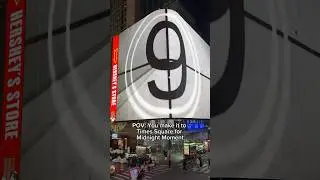 POV: You make it to Times Square for Midnight Moment 🕛 #NYC #TimesSquare #MidnightMoment