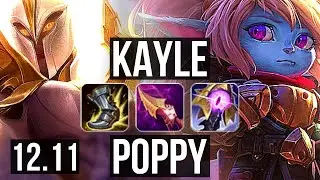 KAYLE vs POPPY (TOP) | Penta, Dominating | KR Diamond | 12.11