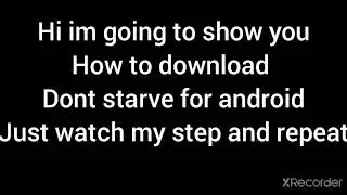 How to download dont starve for free android
