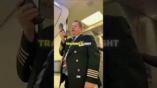 A Pilot's Final Speech On An Emotional Last Flight...👏🥺