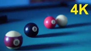 4K Free Stock Footage: Pool Table Balls, Snooker Table Balls (9 Videos)