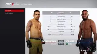UFC 3 - career mode chill gameplay Jon Jones