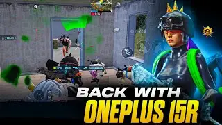 👤BACK WITH ONEPLUS 15R |  OnePlus 15R BGMI 90FPS Test | Smoothness Check! ☠️