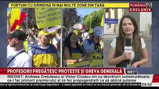 Dezastru in invatamant. Greva profesorilor continua