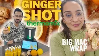 Big Mac Wrap & Fresh Ginger Shot | Thermomix Recipe | رَپ بیگ&zwnj;مَک و شاتِ زنجبیل تازه