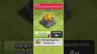 Gold Storage transformation! Clash of Clans