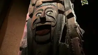 Enchanted Tiki Room &ndash; Tiki God Animatronic Totem Face (Magic Kingdom, April 2025)