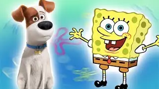 The Secret Life of Pets and SpongeBob SquarePants Finger Family Songs SpongeBob Nursery Rhymes