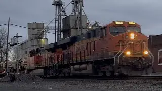 BNSF 7904 U-BIREVE Unit Military Train, Chehalis Wa 01/11/2026 