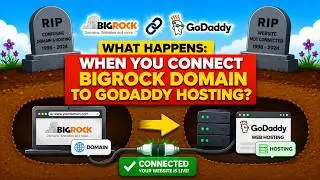 Big Rock Domain connect to Go daddy Hosting