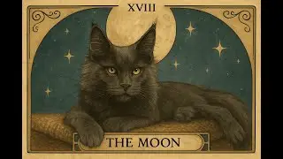 The Moon Love Tarot 🌕 Hidden Feelings & Intuitive Love Message | Mystic Cats Tarot