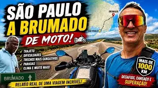 Amadeu conta como é a viagem de moto de São Paulo até Brumado 