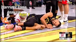 NBA WARRIORS COLLAPSE! 12-Point Lead Blown vs Rockets as Stephen Curry Injury Scares GSW  PART 1