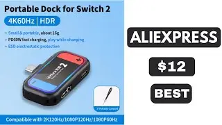 Beast Unnlink Portable Docking Station for Nintendo Switch 2, Mini Travel Dock with 4K HDMI Output