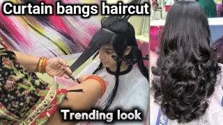 How to: Curtain bangs haircut | Classic haircuts | tutorial | beginners | smitagupta