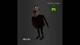 zombie round table | Textured in Substance Painter