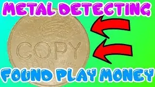 Metal Detecting Park - Fake Money - Real money - Bottle Tops
