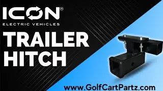 ICON EV Golf Cart Trailer Hitch - GOLFCARTPARTZ.com