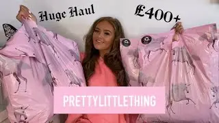 PRETTY LITTLE THING TRY ON HAUL | HUGE &pound;400+ PLT HAUL💸