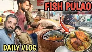 Ghar Ka Mazedar Fish Pulao | Full Day Vlog &mdash; Road Footage & Family Time | Daily Vlog