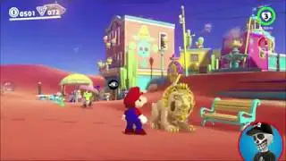 Super Mario Odyssey Guide Sand Kingdom Power Moon # 79