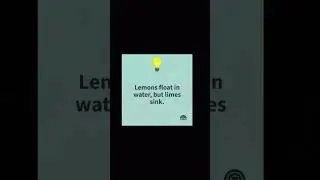did you know that lemon| for more video like this subscribe|🥺