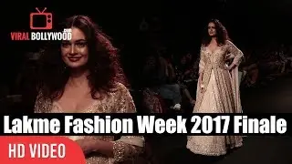 Dia Mirza Ramp Walk At Lakme Fashion Week Winter Festive 2017 | Grand Finale