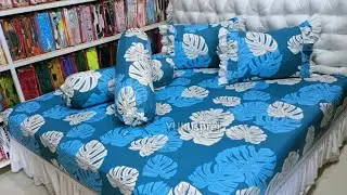YULI sprei - model bantal permen motif Joyce