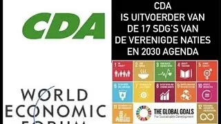 CDA en informateur Buma zijn SDG 2030 agenda uitvoerders