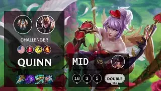 Quinn Mid vs Akali - NA Challenger Patch 11.15