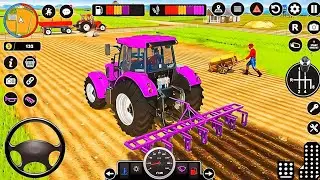 Real Tractor Farming Game Gameplay | Village Farming Simulator 🚜