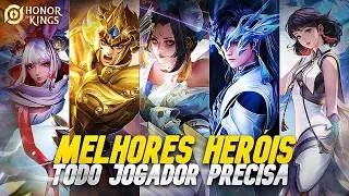 OS MELHORES HER&Oacute;IS DE CADA ROTA QUE TODO JOGADOR DE HONOR OF KINGS TEM QUE TER EM 2026